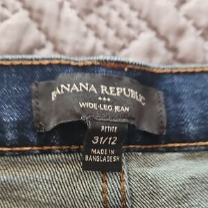 Banana Republic Wide Leg Jeans - Indigo